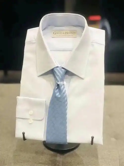 正装衬衫搭配领带