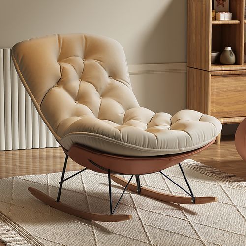 摇椅躺椅沙发小户型小沙发休闲懒人网红卧室客厅单人大人摇摇椅