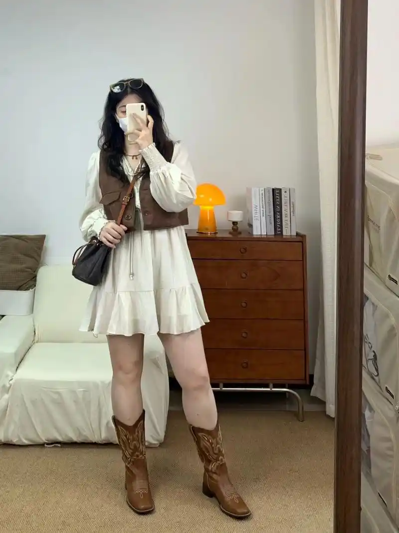 175cm 150斤 今天这套西部风穿搭就很适合去草原玩!