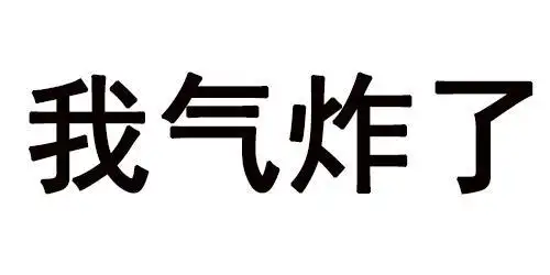 我气炸了
