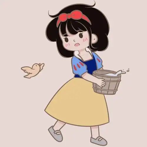 2021最流行的qq卡通白雪公主头像