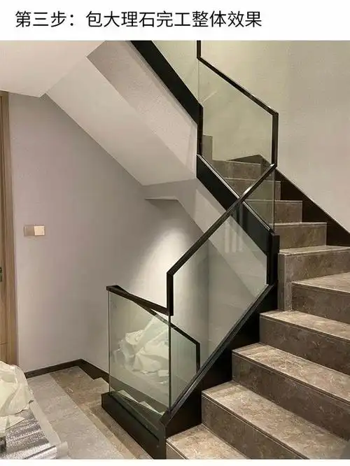 【家装工装过道护栏 商场 超市大型场所装玻璃楼梯扶手安装定制 】品