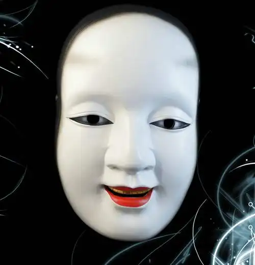 日本能剧面具 孙次郎面具 般若面具 面具