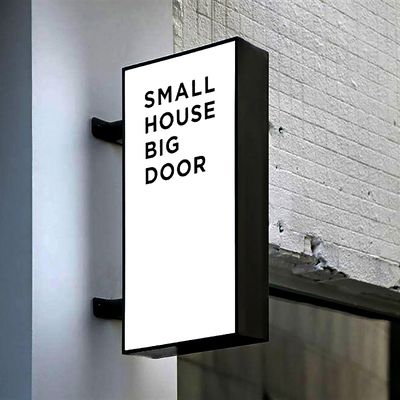 户外防水灯箱广告牌店铺门头奶茶招牌双面侧挂led挂墙式灯箱定制