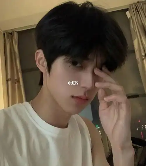 两侧铲短镂空鬓角留长修饰脸型,顶部长度12厘米左右,发质柔顺有光泽