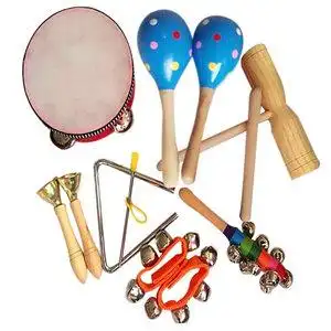 幼儿园打击乐器套装组合图片