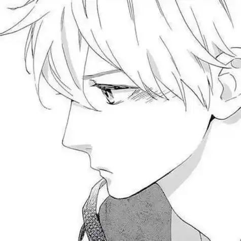 头像 动漫 壁纸 插画 人物情侣头像:0724黑白系动漫情侣头像男生头像