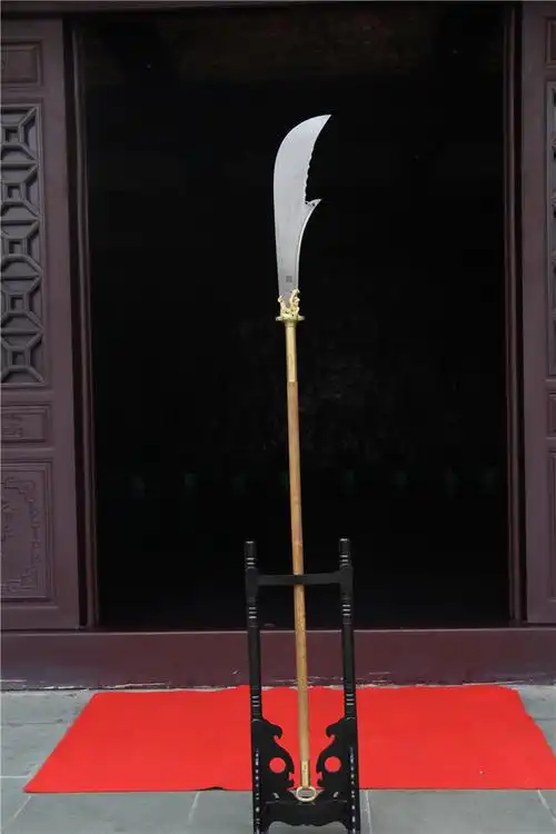 春秋大刀春秋刀大刀青龙偃月刀关公刀龙泉沈广隆宝剑未开刃