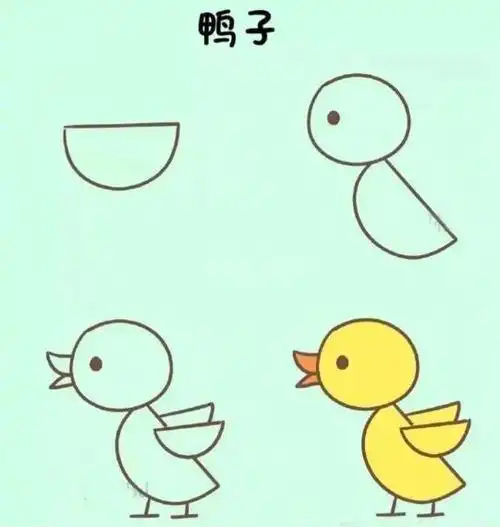 两岁幼儿简笔画教程 简笔画图片大全-普车都