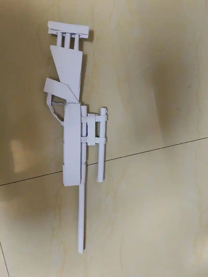 目前的枪械折纸#简单小手工  - 抖音