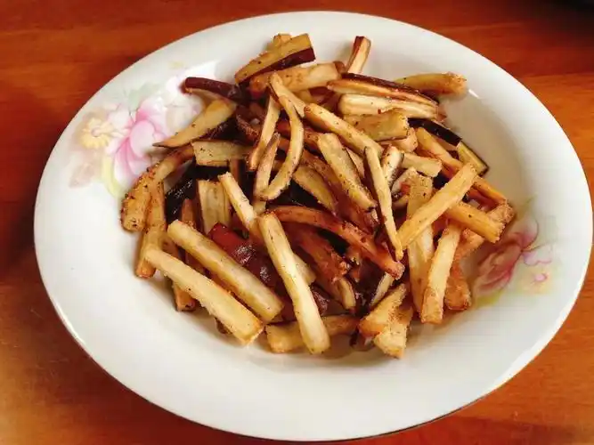 炸茄条这也太好吃了吧