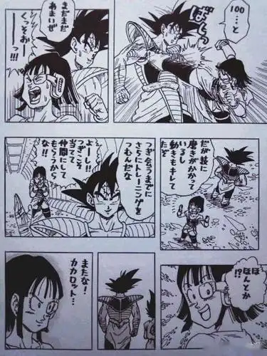 龙珠菜番外卡卡罗特将流放地球的贝吉塔带回老家特训