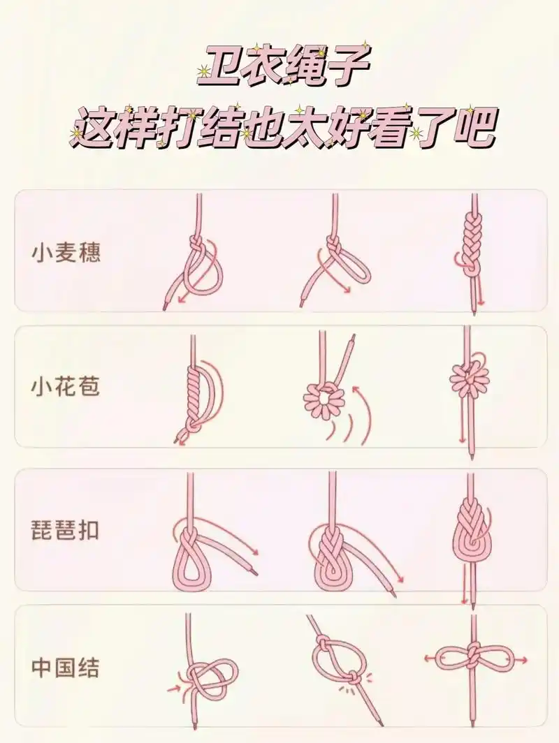 姐妹们准备好秋冬 的卫衣了吗?今天来教你几招 卫衣绳系法,还 - 抖音