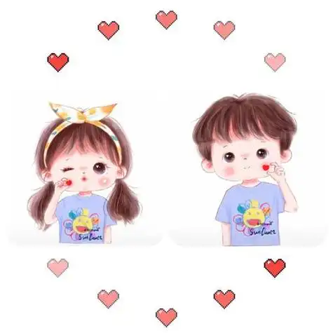 2021超可爱情侣头像