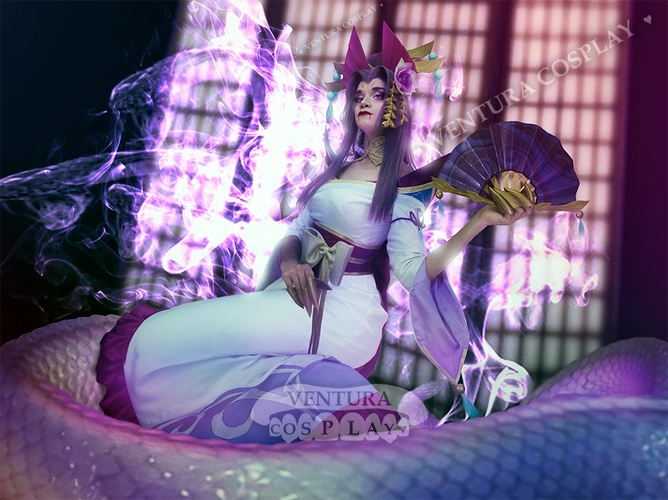 【联盟资讯】灵魂莲华4k原画赏析 国外小姐姐cos锐雯蛇女-英雄联盟