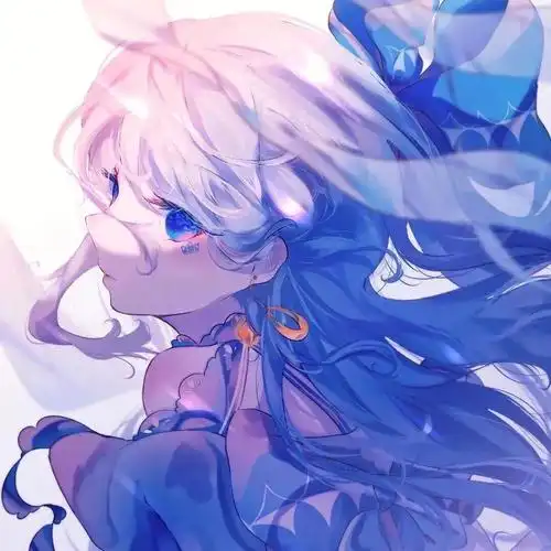 团体头像︱一组美到绝的蓝紫色动漫闺蜜多人头像,太太太好看啦!