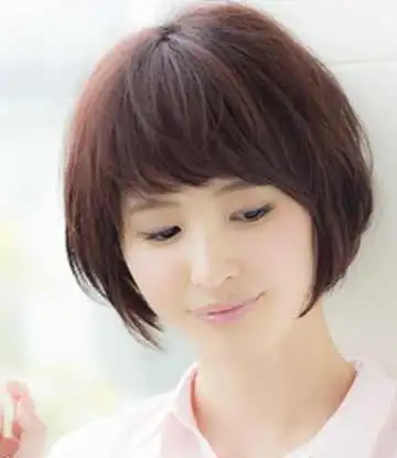 圆脸学生适合什么发型2017年夏季圆脸女学生流行发型图片