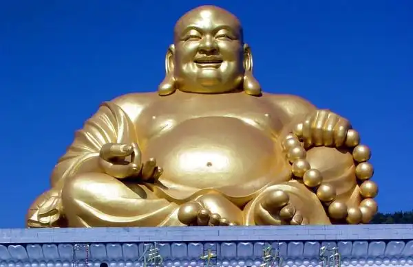 弥勒佛像为何多是歪着身子?