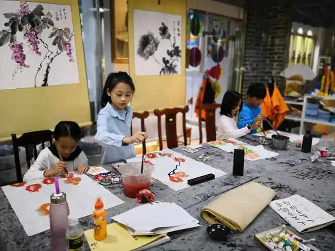 心印象美术教育国画班成长记录