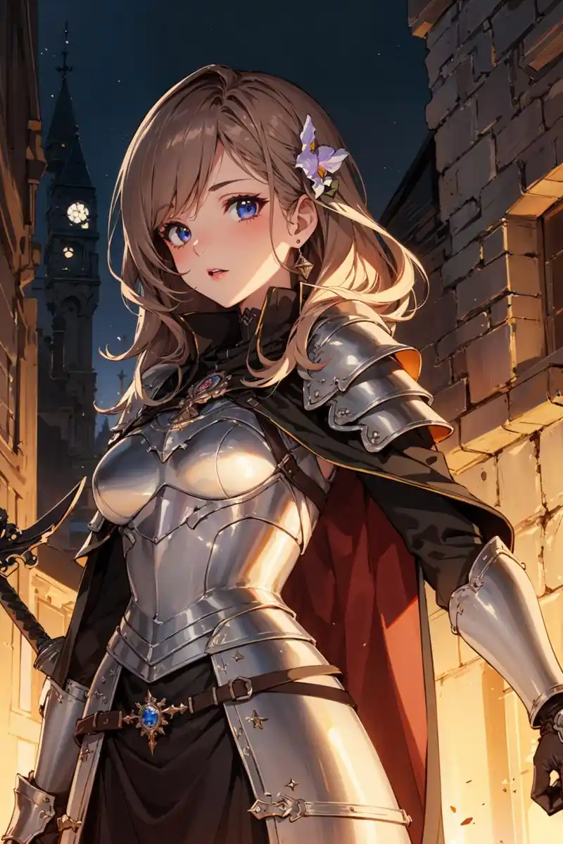 随便发发老库存.盔甲美女#二次元# #美女# #动漫头像和壁纸#