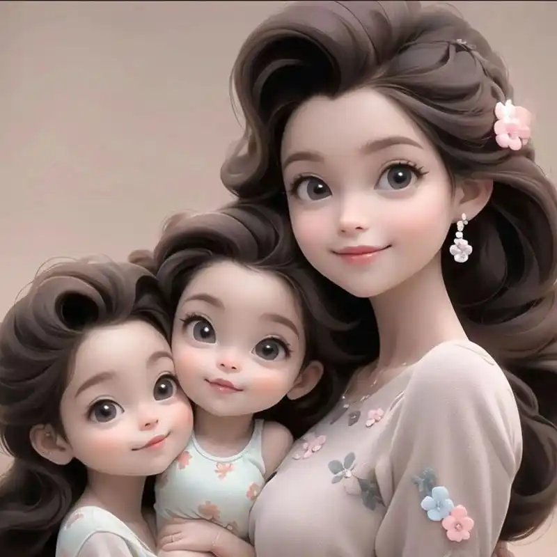 亲子头像7815两个宝宝的看过来 9315自用9315要原图92