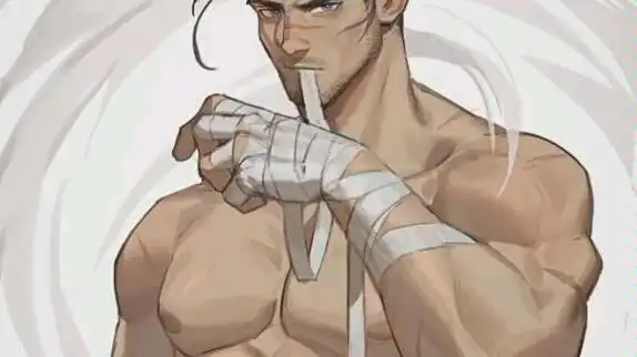 p站画师/ amo wb/阿莫 amo-#腹肌#肌肉男#肌肉