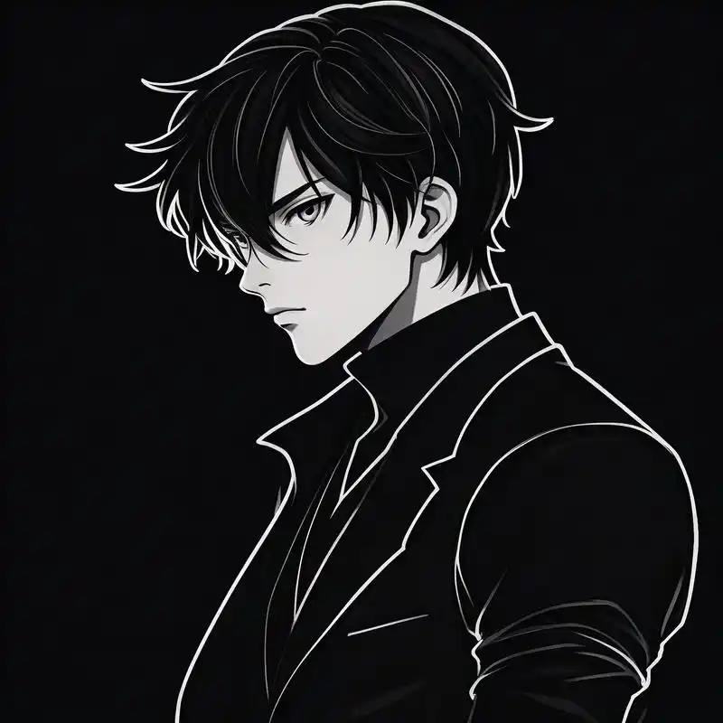 冷酷霸气的男生头像90 冷酷霸气的男生头像来啦,动漫风格,高冷帅气