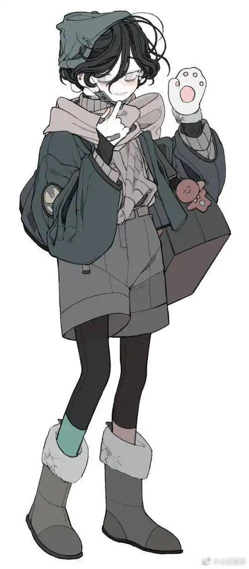 动漫 人设 服装韩国画师