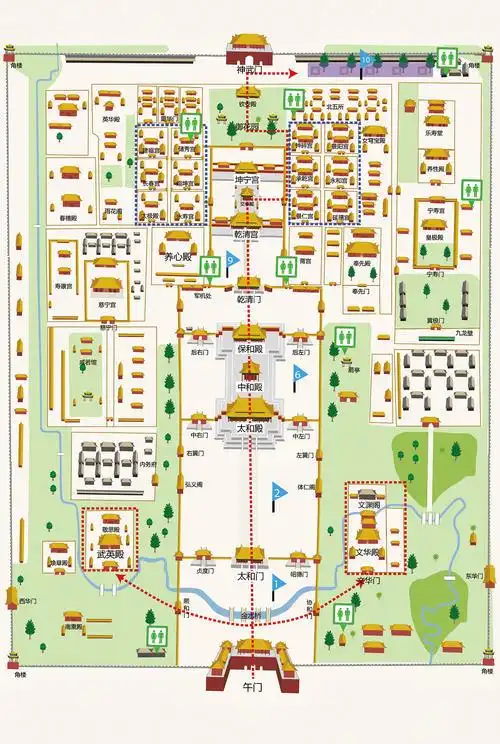 故宫博物院滴地图
