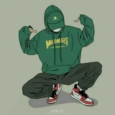 嘻哈头像动漫高清图片 嘻哈很酷男生女生卡通头像