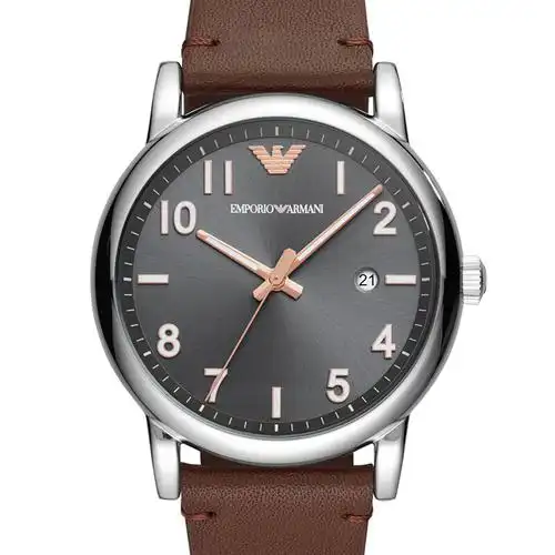 阿玛尼(emporio armani) 男表个性简约潮流商务休闲石英男士腕表报价_