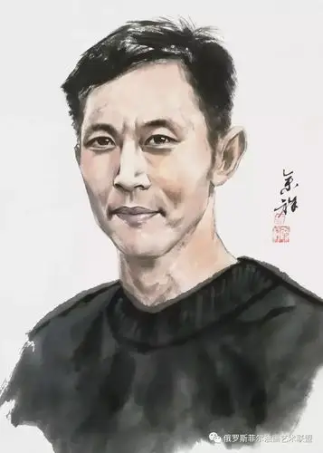 中国画家葛余祥国画人物肖像画作品赏析