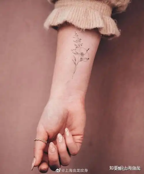 女生小清新纹身图案 - 知乎