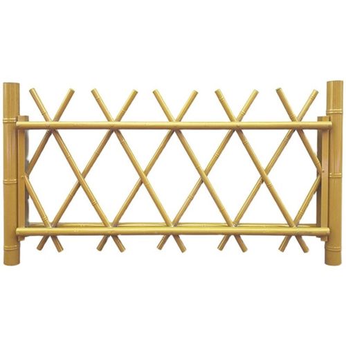 新农村不锈钢仿竹竹节仿竹护栏 公园草坪护栏篱笆围栏 金 40