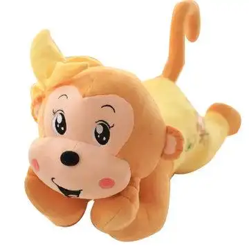 卡通可爱猴子 毛绒玩具 趴趴猴创意玩具 生日礼物 情人节礼物(黄色 90