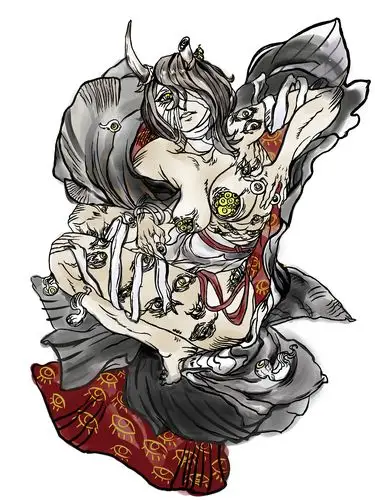 百鬼|插画|创作习作|一颗桂圆滚过来 - 原创作品 - 站酷 (zcool)