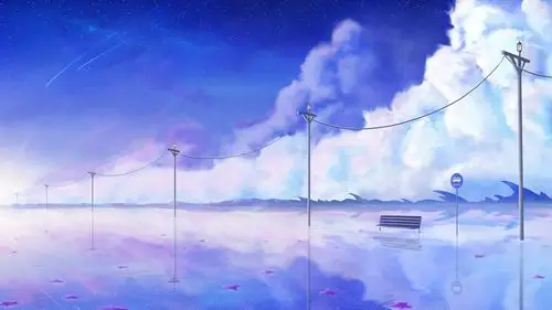 唯美治愈动漫风景高清桌面壁纸