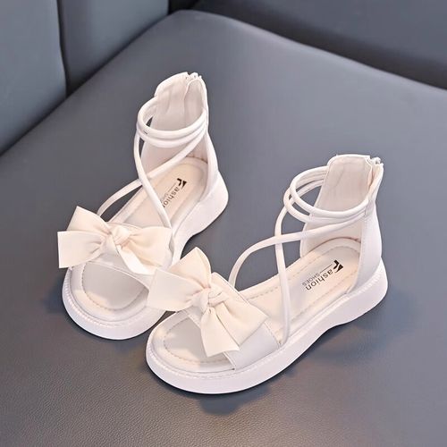 jianqii女大童凉鞋13-15岁大女童初中生2024秋季新款儿童软底公主鞋子