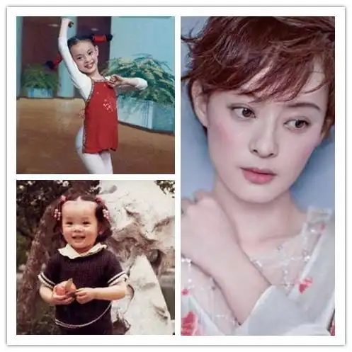 孙俪,娘娘小时候也是喜感满满的!