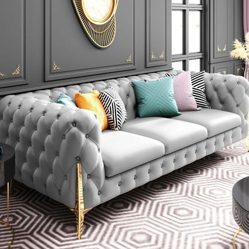 轻奢奶油风沙发小户型美式高级版家用新款科技布网红一体沙发组合