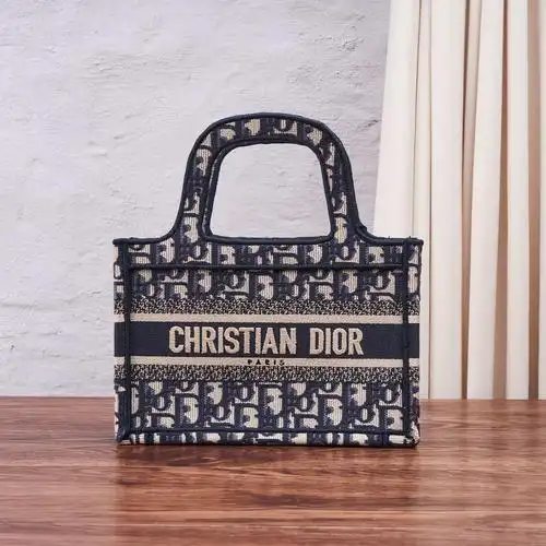 准新dior迪奥tote老花mini公价19500女士包袋