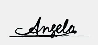 angela设计签名