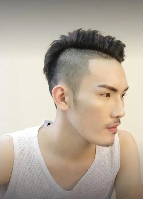 型男油头庞克风格