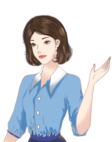 卡通女教师人物素材