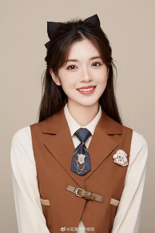 学院风证件照 带你一秒穿越回校园 花漫里照相馆/学院证件照