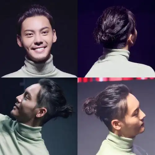 前后左右,全方位展示丸子头!