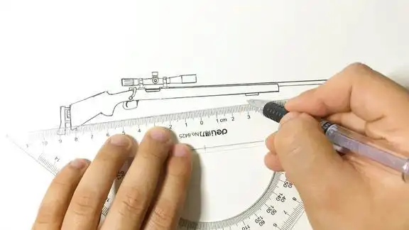 画一款狙击步枪它和98k步枪你选哪一个