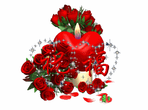 文字玫瑰花漂亮喜庆gif动图_动态图_表情包下载_soogif