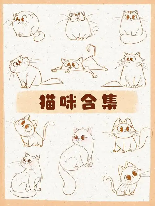 零基础学画画你们要的猫咪合集来啦