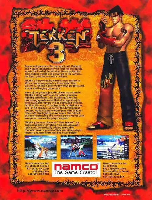 《铁拳 3》宣传海报